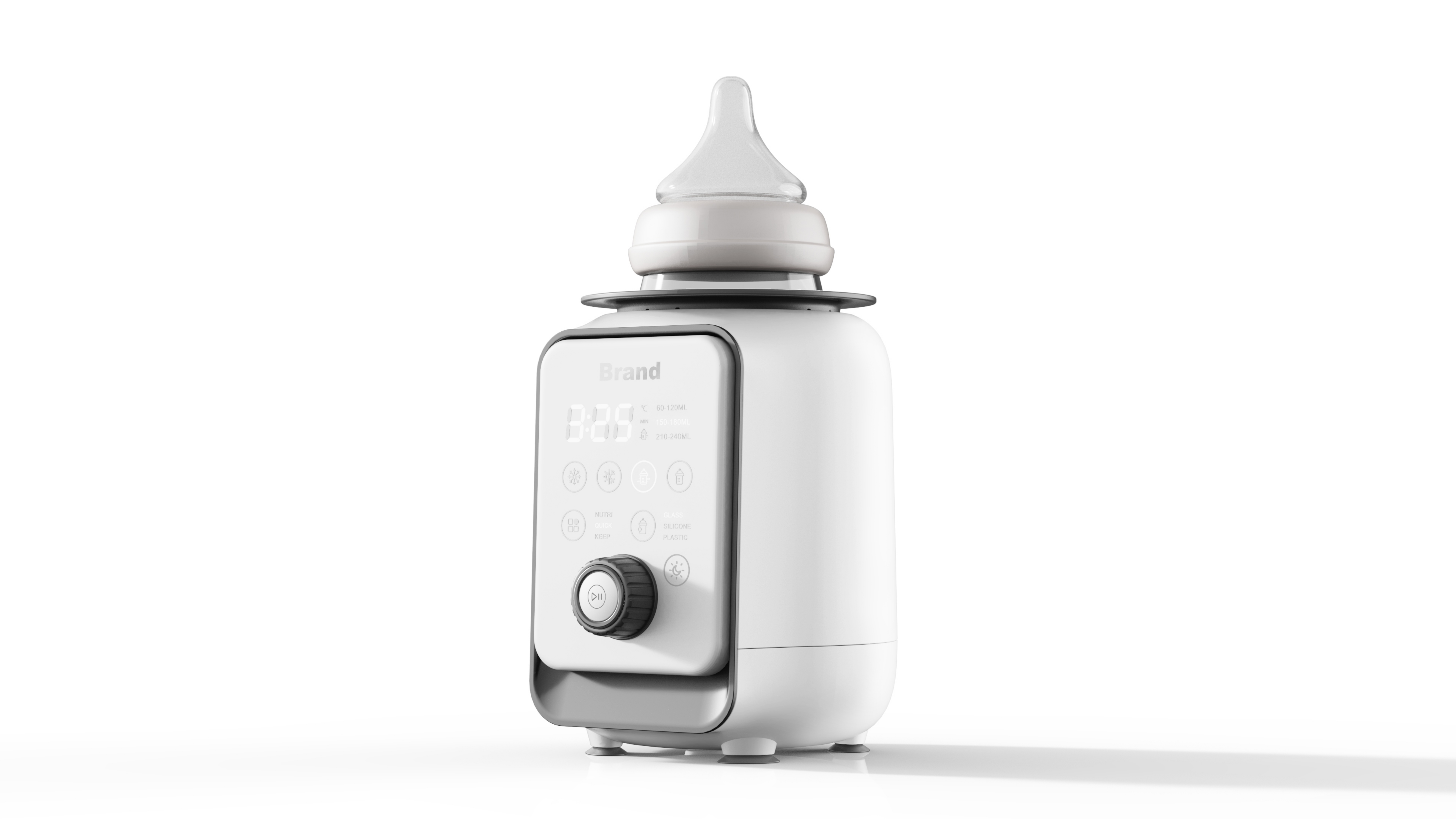 Uitnodiging voor de nieuwe producttentoonstelling van flessenwarmer